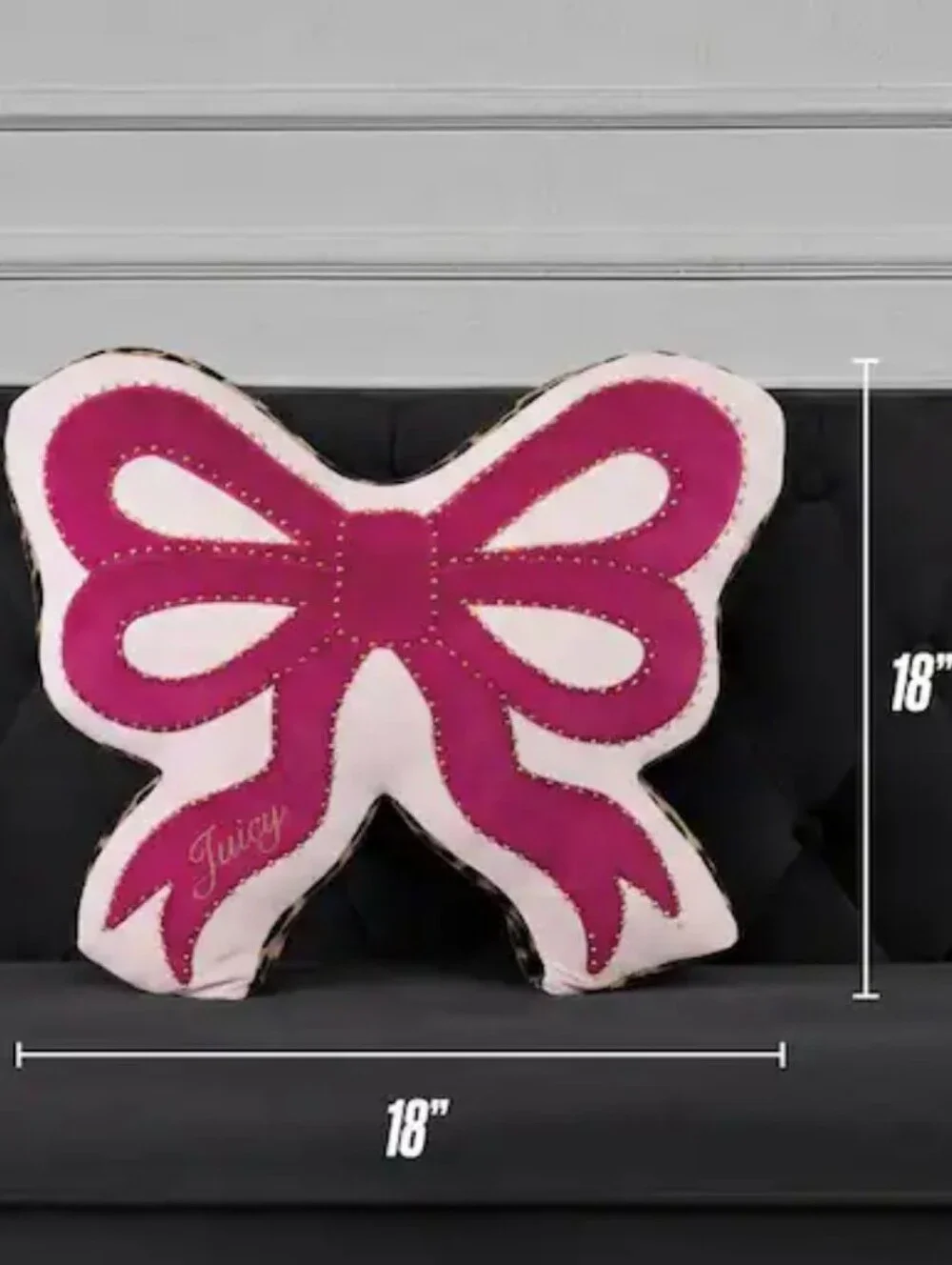 Juicy Couture decorative butterfly